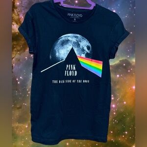 Pink Floyd Black Dark Side of the Moon Women’s T-Shirt Size Small
